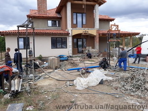 пос. Флоринка — Геотермальное отопление коттеджа &mdash; Аквастрой